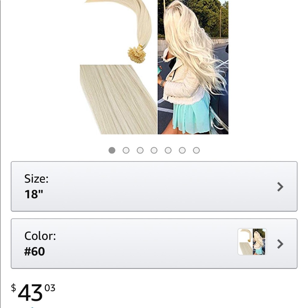 Looking for 20 inch Tape in Extensions